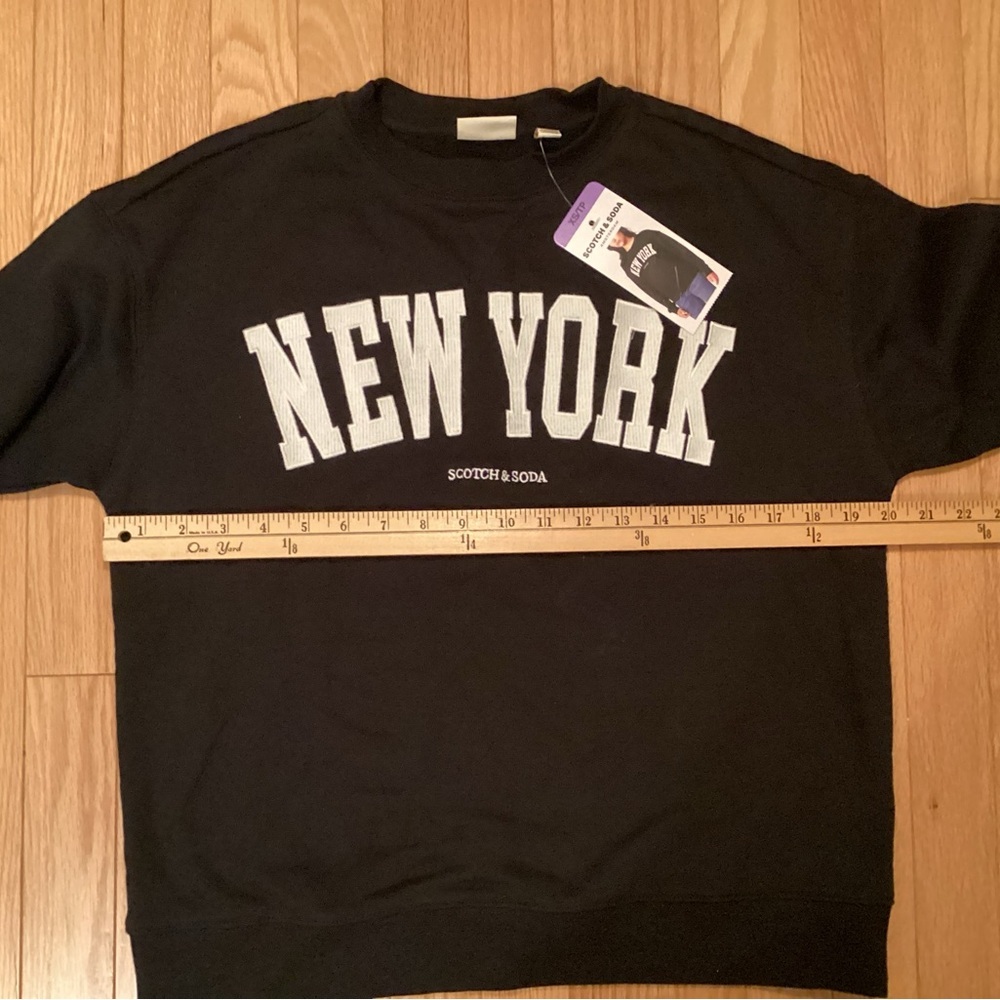 Scotch & Soda, New York Crewneck Sweatshirt, Xsmall, 100% cotton - Picture 7 of 9